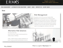 Tablet Screenshot of enterpriseriskmgt.com